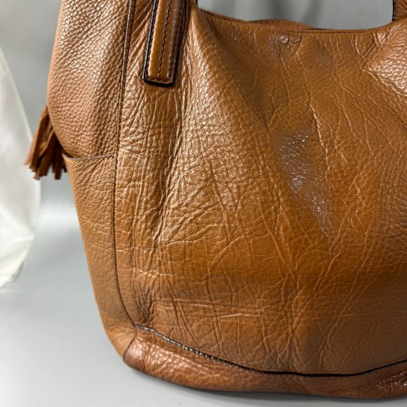 Michael Kors Acorn Ashbury Large Leather Tote, Tan - Picture 7 of 13